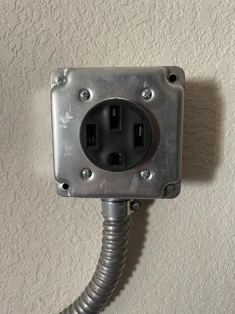 NEMA 14-50 outlet installed for Smart Home Electrical in Babylon
